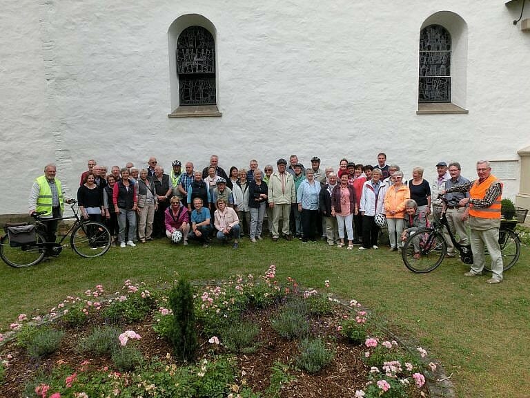 Fahrradtour mit und zu den Heimatfreunden Angelmodde am 17. Juni 2018
