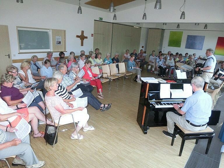 Volkssingen am 29. Juni 2018