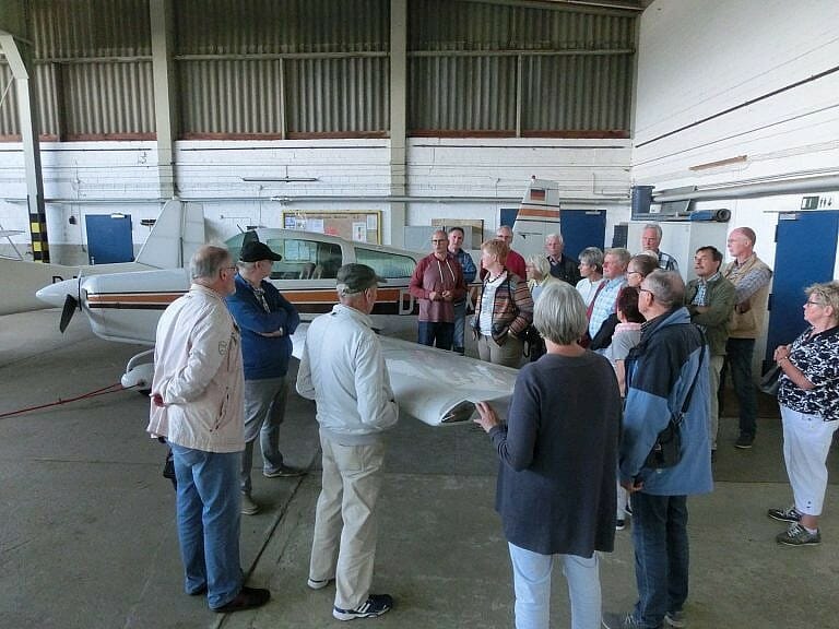 Herbstradtour zum Flughafen Berdel am 01. September 2018